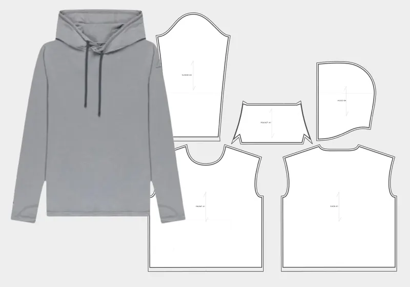 Streetwear design example — outerwear and utility
